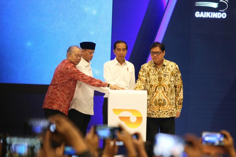Dampingi Presiden, Gubernur Wahidin Halim Buka Pameran GIIAS 2018