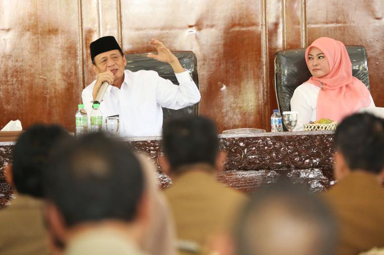 Koordinasi Dengan Daerah, Gubernur Banten Sambangi Pendopo Pandeglang