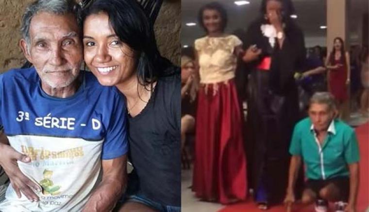 Mengharukan, Ayah 'Cacat' Ini Datangi Wisuda Anak Tercintanya