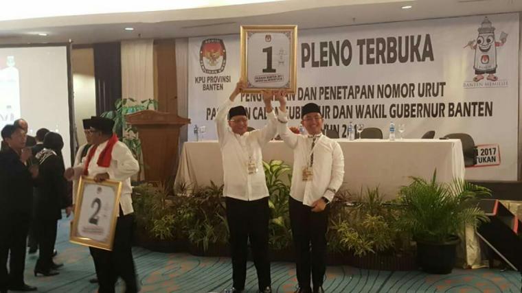 Wahidin-Andika Usung Jargon Ayo Bersatu Bangun Banten, Rano-Embay Contek Jokowi