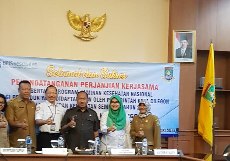 Wujudkan Universal Health Coverage, Pemkot Cilegon Teken MoU dengan BPJS